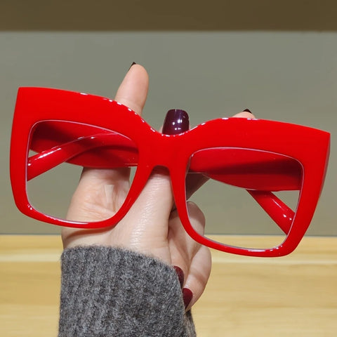 Non-Prescription Glasses With Large Frame