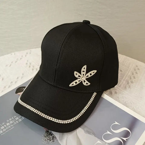 Starfish Rhinestone Baseball Cap