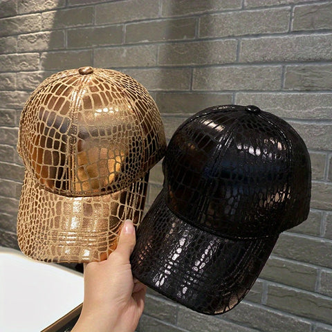 Crocodile Pattern Baseball Caps