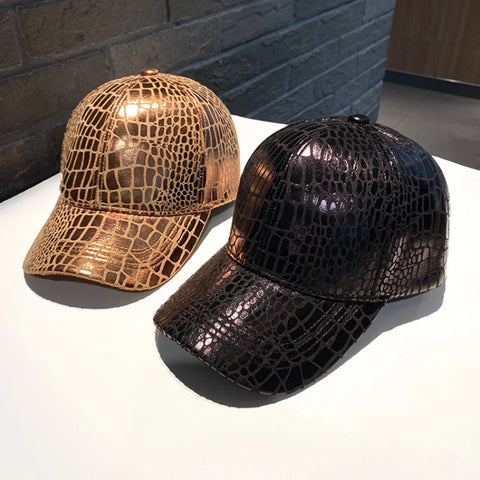 Crocodile Pattern Baseball Caps