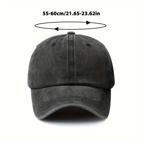 Adjustable Cotton Sun Protection Hat with Black Cat Design