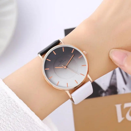 Double Color Gradient Strap Watch