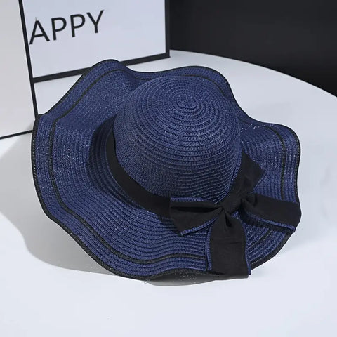 Temperament Sweet Lady Woven Straw Hat
