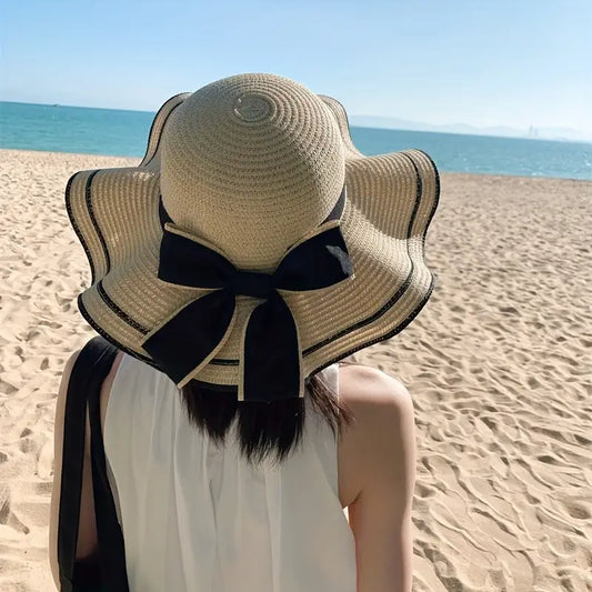 Temperament Sweet Lady Woven Straw Hat