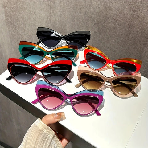 Oversized Cat Eye Fashion Glasses