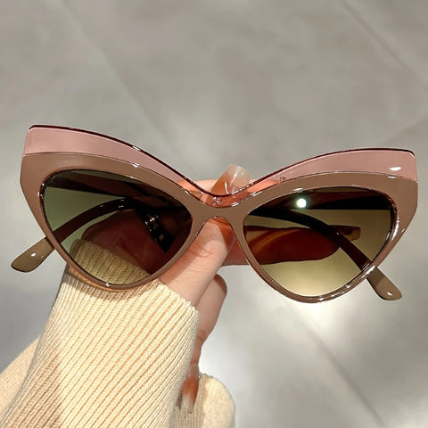 Oversized Cat Eye Fashion Glasses