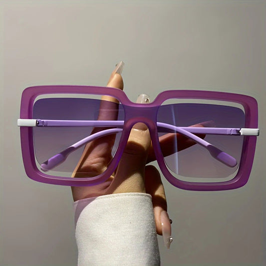 Classic Rectangular Polycarbonate Frame Glasses