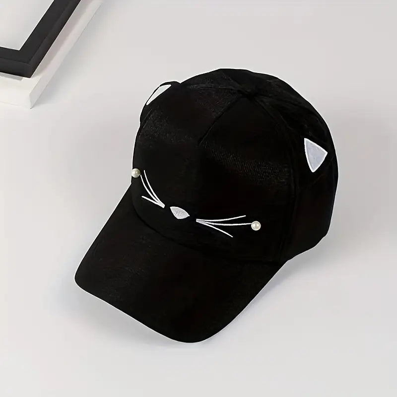 Thin Cat Baseball  Hat for Outings