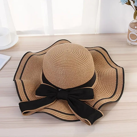Temperament Sweet Lady Woven Straw Hat