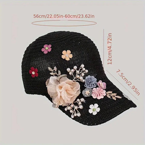 Summer Floral Baseball Cap