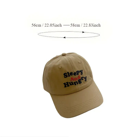 Colorful Letter Embroidered Baseball Cap