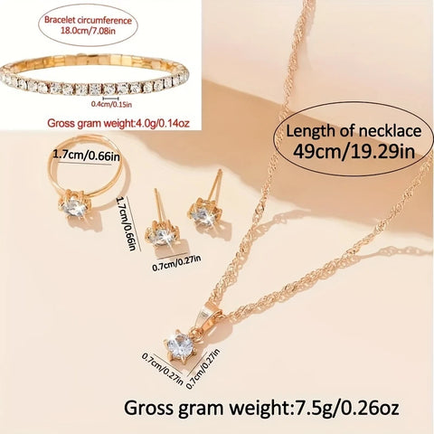 Elegant Women's Six-piece Watch  Set for the Best Her