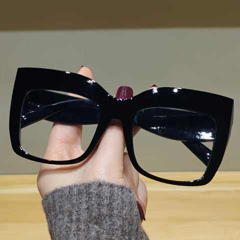 Non-Prescription Glasses With Large Frame