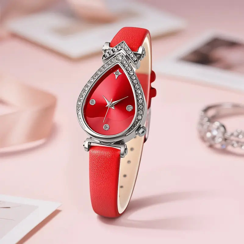 PU Leather  Simple Quartz Watches