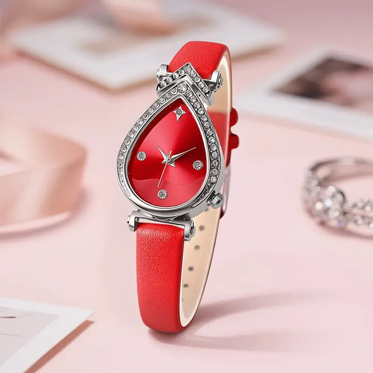 PU Leather  Simple Quartz Watches