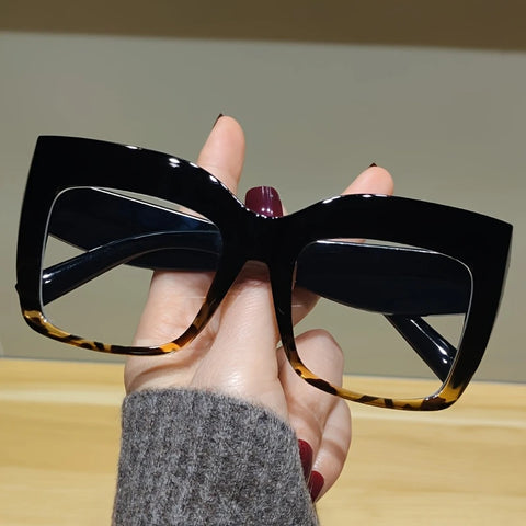 Non-Prescription Glasses With Large Frame