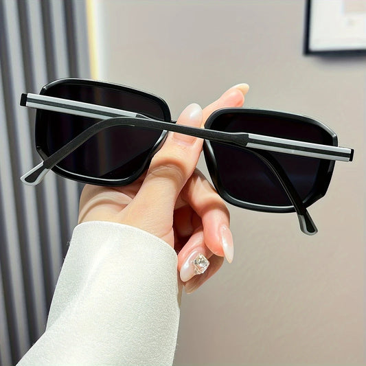 Stylish Glasses with a Metal Frame