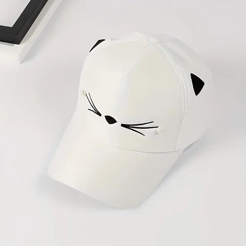 Thin Cat Baseball  Hat for Outings
