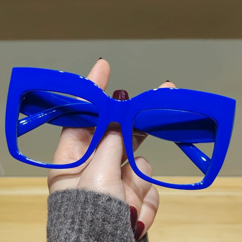 Non-Prescription Glasses With Large Frame