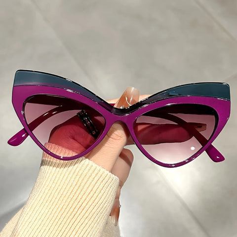 Oversized Cat Eye Fashion Glasses
