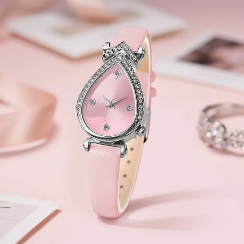 PU Leather  Simple Quartz Watches