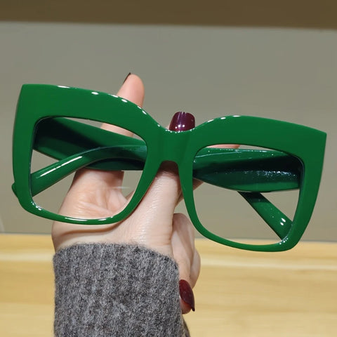 Non-Prescription Glasses With Large Frame