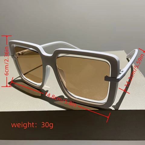Classic Rectangular Polycarbonate Frame Glasses