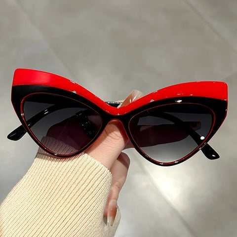 Oversized Cat Eye Fashion Glasses