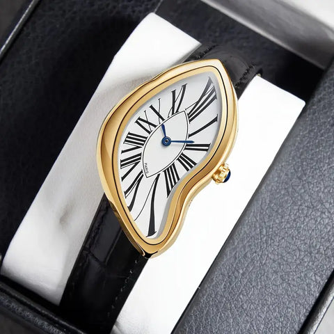 PINTIME Alien Crash Melt Twist Y2K Watch