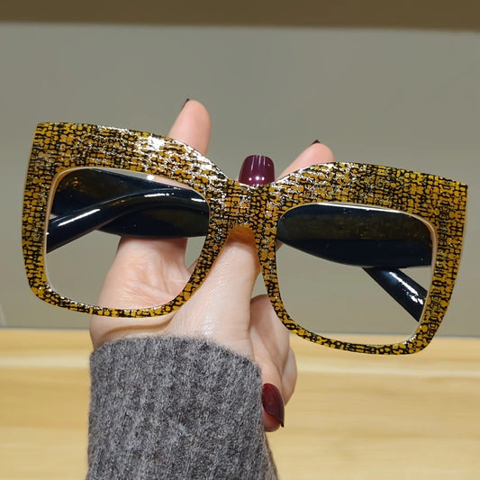 Non-Prescription Glasses With Large Frame