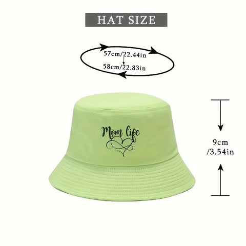 Printed Mom Lile - Unisex Breathable Bucket  Hat