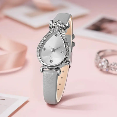 PU Leather  Simple Quartz Watches